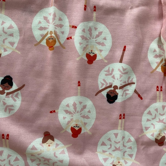 Hanna Andersson Girl’s Holiday Snowflakes on Pointe Nightgown  130 CM 8- NEW - Picture 4 of 4